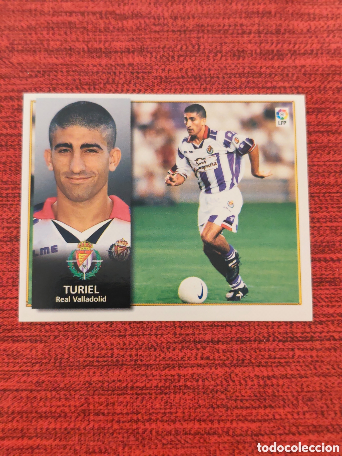 Cromos de F&uacute;tbol: COLOCA TURIEL REAL VALLADOLID EDICIONES ESTE 1998 1999