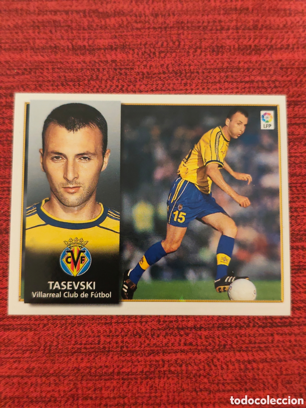Cromos de F&uacute;tbol: COLOCA TASEVSKI VILLARREAL EDICIONES ESTE 1998 1999