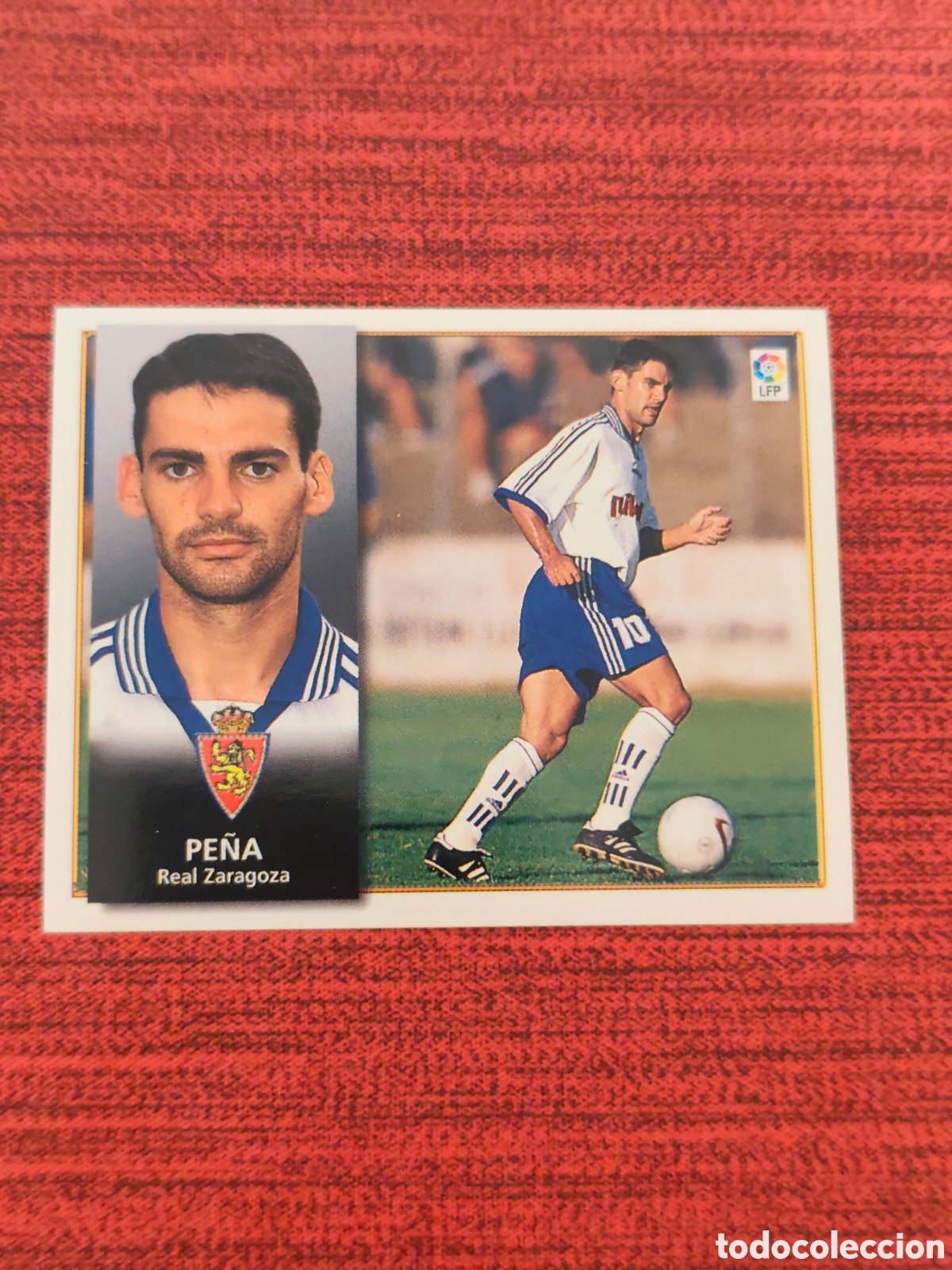 Cromos de F&uacute;tbol: COLOCA PE&Ntilde;A REAL ZARAGOZA EDICIONES ESTE 1998 1999