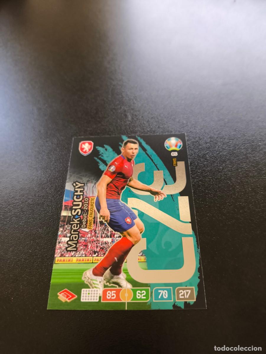 Football Stickers: 85 Marek Such&yacute; FAN'S FAVOURITE REPUBLICA CHECA PANINI ADRENALYN XL EURO 2020 EUROCOPA NO LIGA ESTE