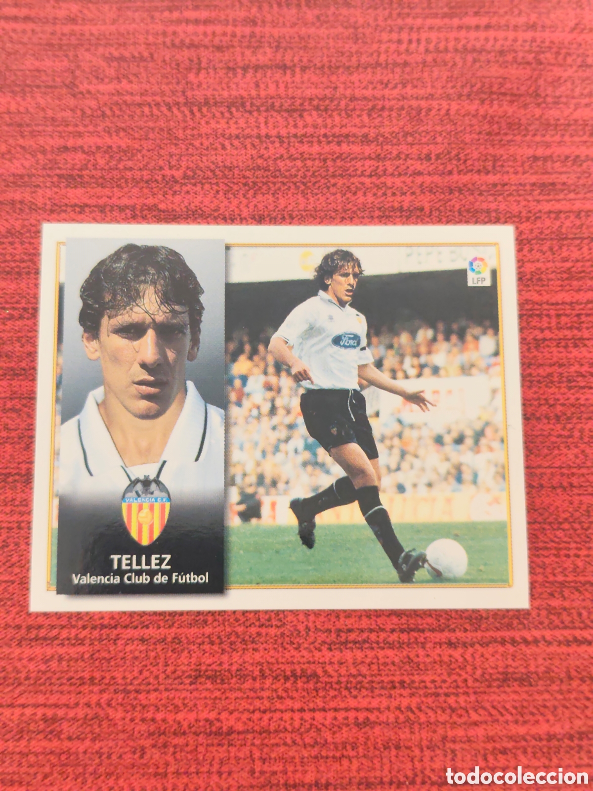 Figurine di Calcio: FICHAJE 2 T&Eacute;LLEZ VALENCIA EDICIONES ESTE 1998 1999