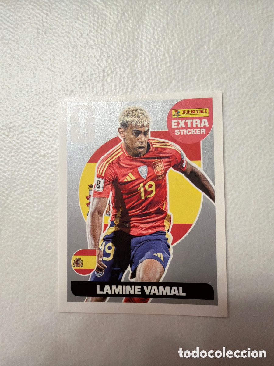 Cromos de Futebol: Extra sticker panini world cup 2026 Lamine Yamal Plata