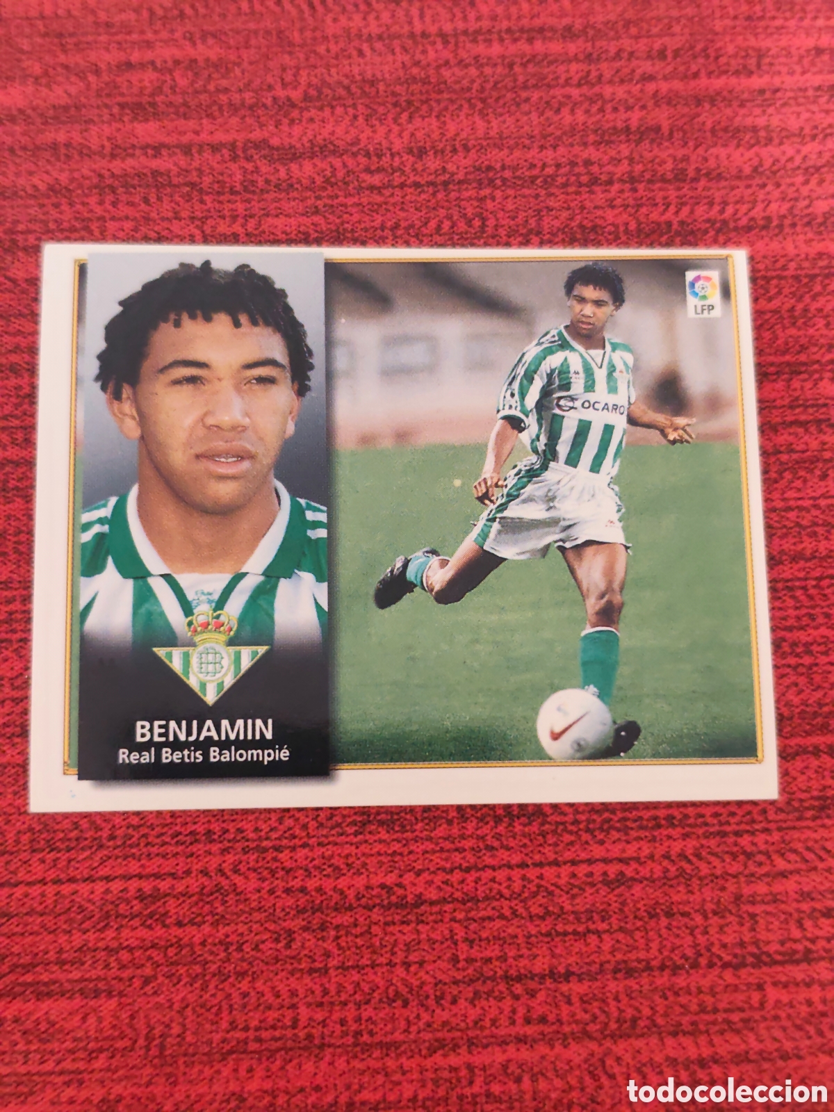 Cromos de Futebol: FICHAJE 3 BENJAM&Iacute;N REAL BETIS EDICIONES ESTE 1998 1999