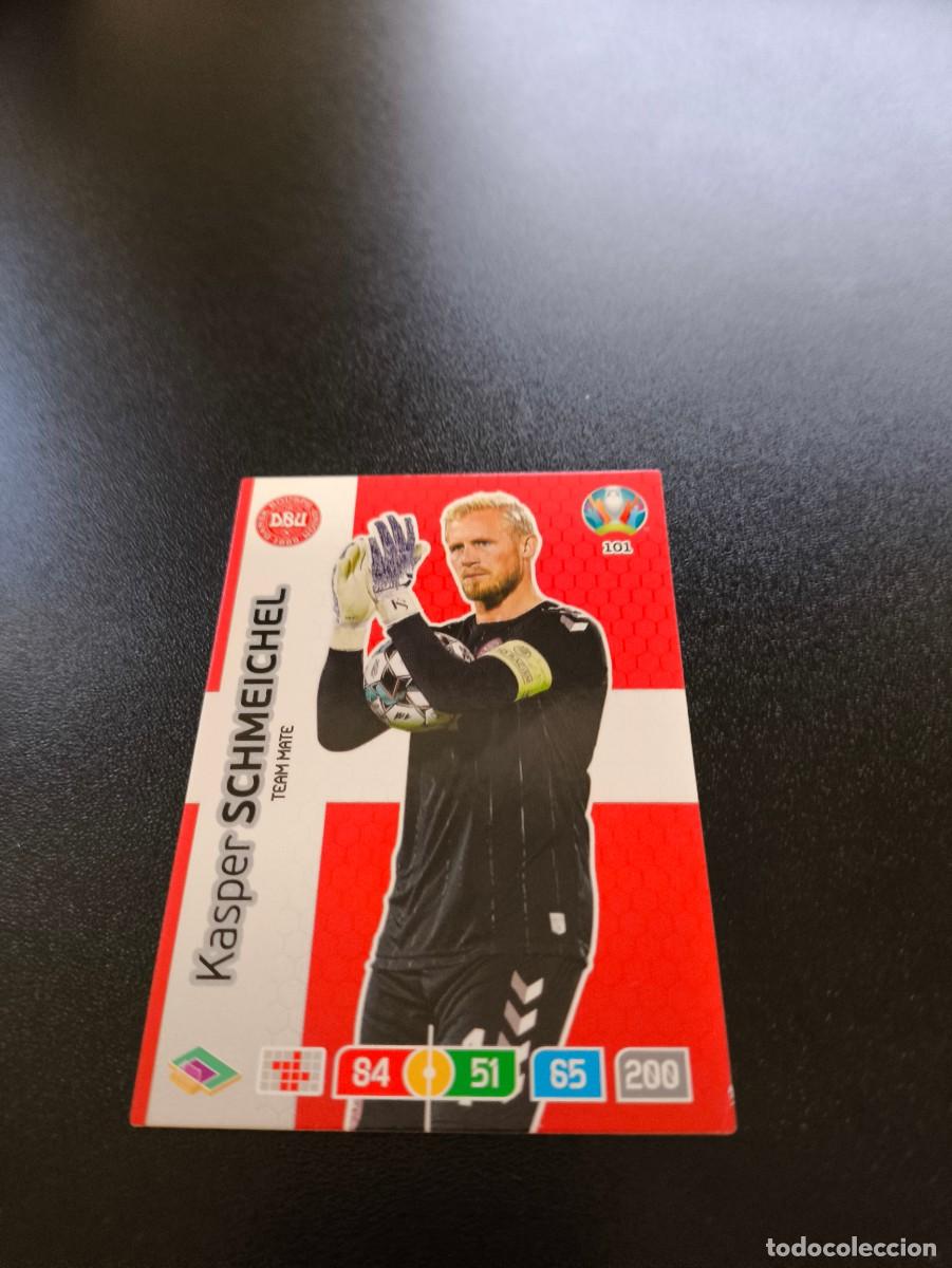 Fu&szlig;ball-Sticker: 101 Kasper Schmeichel DINAMARCA DENMARK PANINI ADRENALYN XL EURO 2020 EUROCOPA NO LIGA ESTE