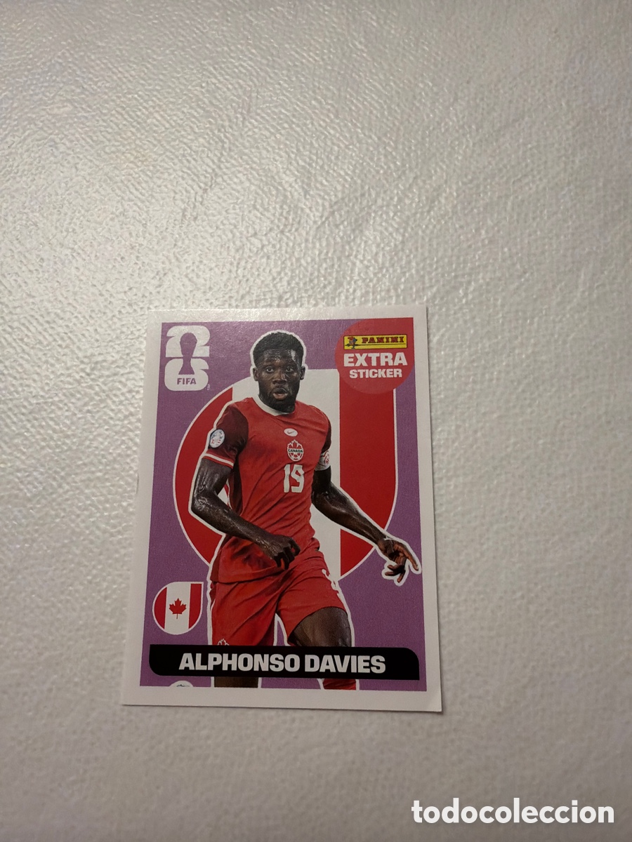 Fu&szlig;ball-Sticker: Extra sticker panini world cup 2026 Alphonso Davies Base