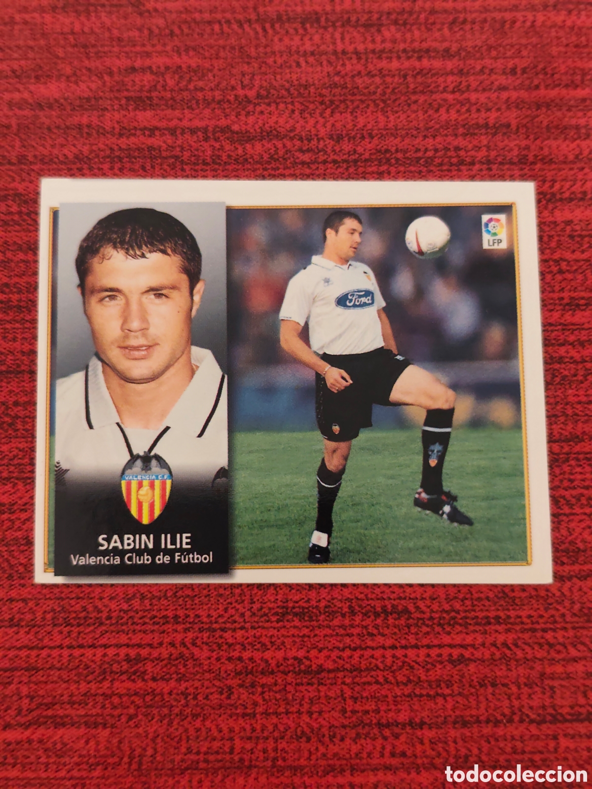Cromos de Futebol: FICHAJE 9 SABIN ILIE VALENCIA EDICIONES ESTE 1998 1999