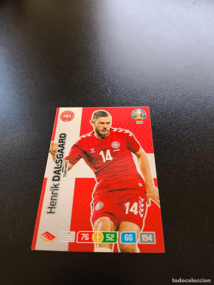 Cromos de Futebol: 105 Henrik Dalsgaard DINAMARCA DENMARK PANINI ADRENALYN XL EURO 2020 EUROCOPA NO LIGA ESTE