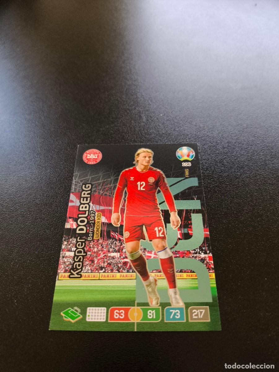 Cromos de Futebol: 106 Kasper Dolberg WONDER KID DINAMARCA DENMARK PANINI ADRENALYN XL EURO 2020 EUROCOPA NO LIGA ESTE