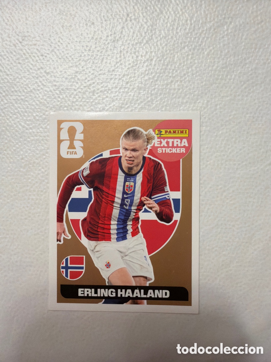 Cromos de F&uacute;tbol: Extra sticker panini world cup 2026 Erling Haaland Bronce