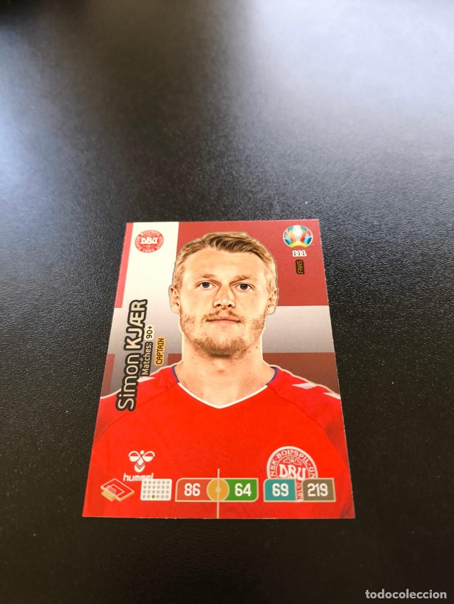 Cromos de F&uacute;tbol: 111 Simon Kjaer CAPTAIN DINAMARCA DENMARK PANINI ADRENALYN XL EURO 2020 EUROCOPA NO LIGA ESTE