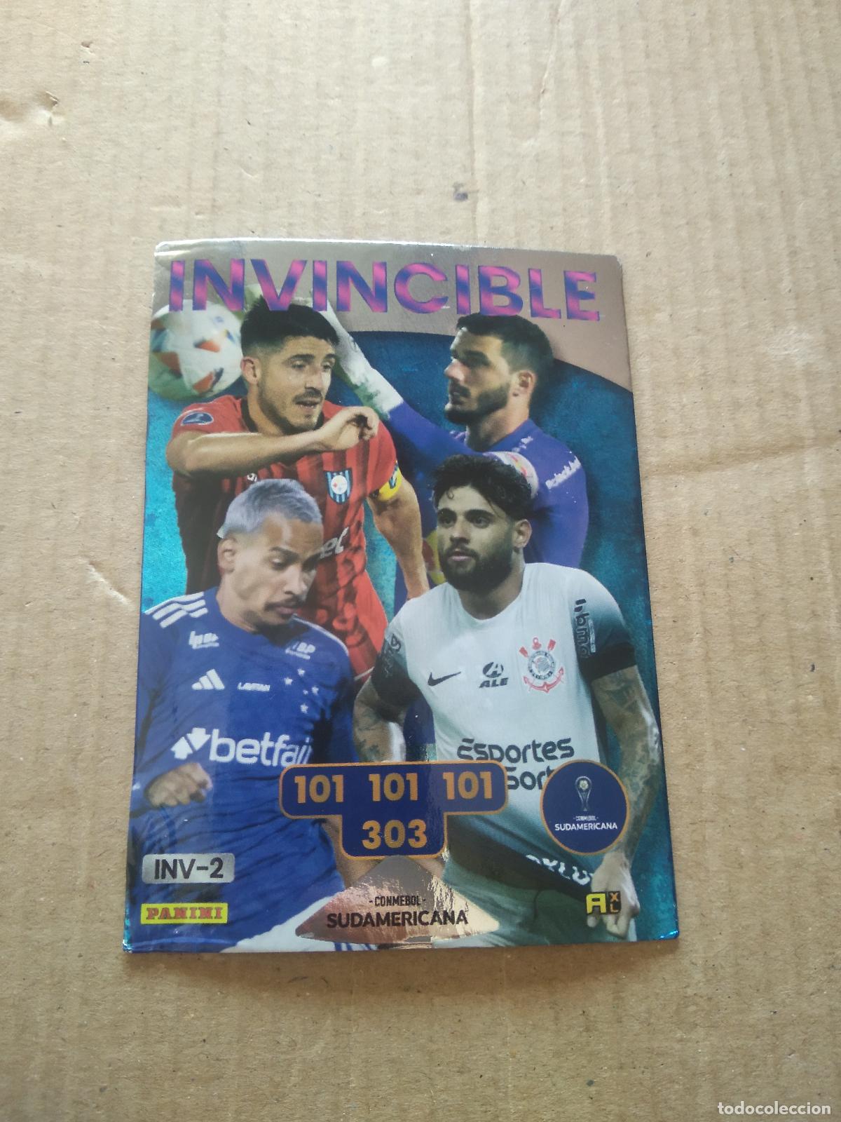 Cromos de F&uacute;tbol: INV-2 INVINCIBLE CROMO FUTBOL PANINI ADRENALYN CONMEBOL LIBERTADORES SUDAMERICANA 2024