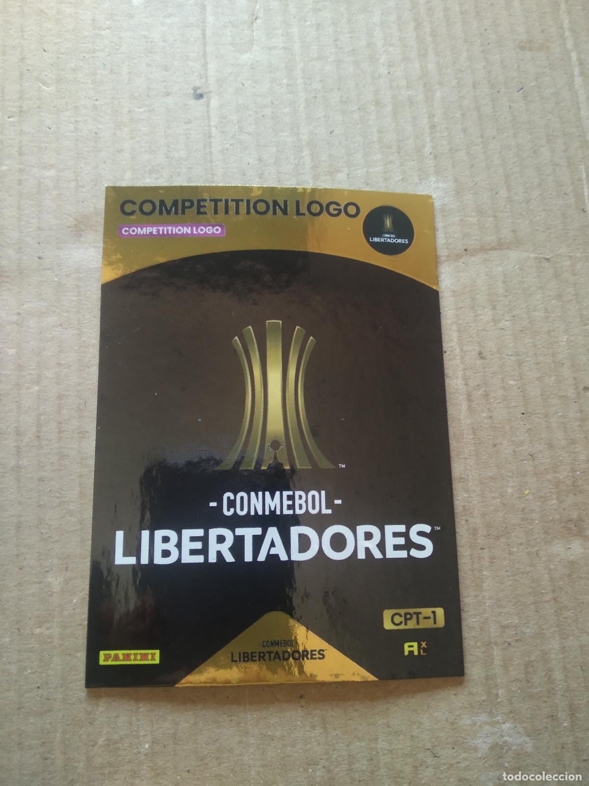 Figurine di Calcio: CPT 1 COMPETITION LOGO CROMO FUTBOL PANINI ADRENALYN CONMEBOL LIBERTADORES SUDAMERICANA 2024