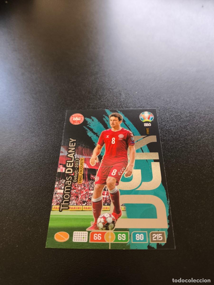 Fu&szlig;ball-Sticker: 114 Thomas Delaney FANS FAVOUR DINAMARCA DENMARK PANINI ADRENALYN XL EURO 2020 EUROCOPA NO LIGA ESTE