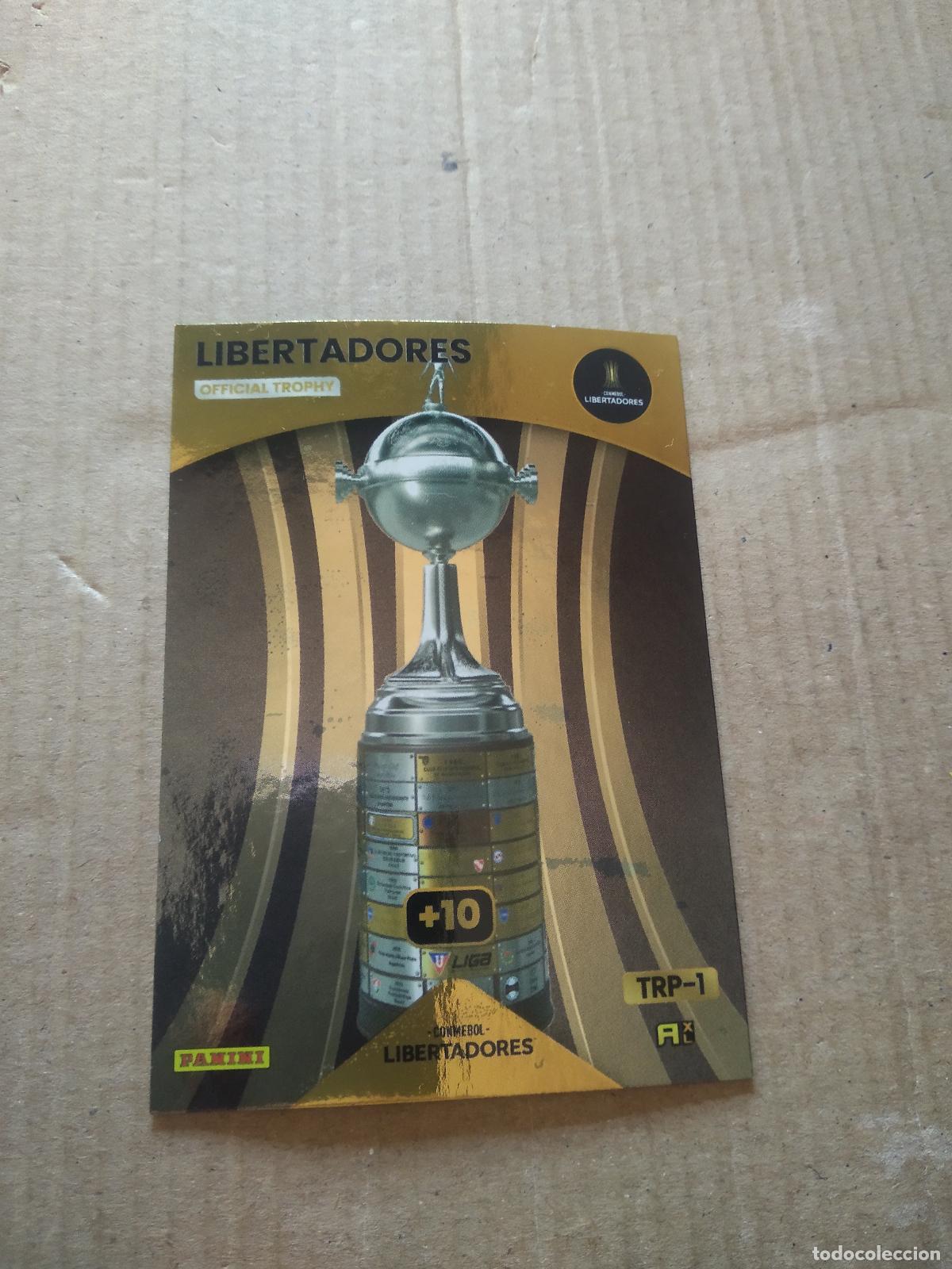 Cromos de F&uacute;tbol: TRP-1 TROFEO COPA CROMO FUTBOL PANINI ADRENALYN CONMEBOL LIBERTADORES SUDAMERICANA 2024