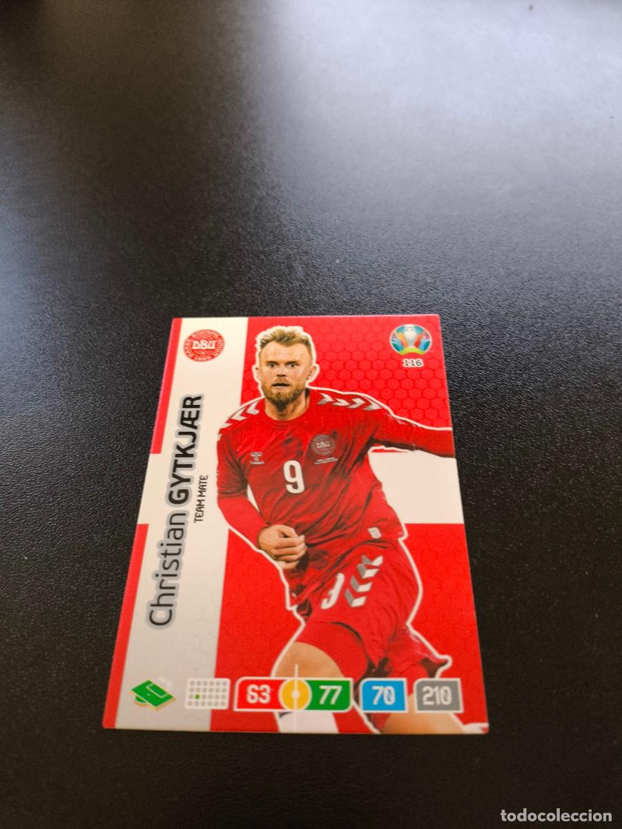 Cromos de F&uacute;tbol: 116 Christian Gytkj&aelig;r DINAMARCA DENMARK PANINI ADRENALYN XL EURO 2020 EUROCOPA NO LIGA ESTE