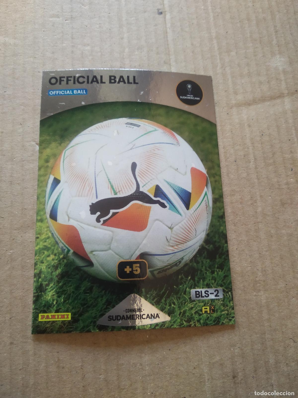 Cromos de F&uacute;tbol: BLS-2 BALON PELOTA CROMO FUTBOL PANINI ADRENALYN CONMEBOL LIBERTADORES SUDAMERICANA 2024