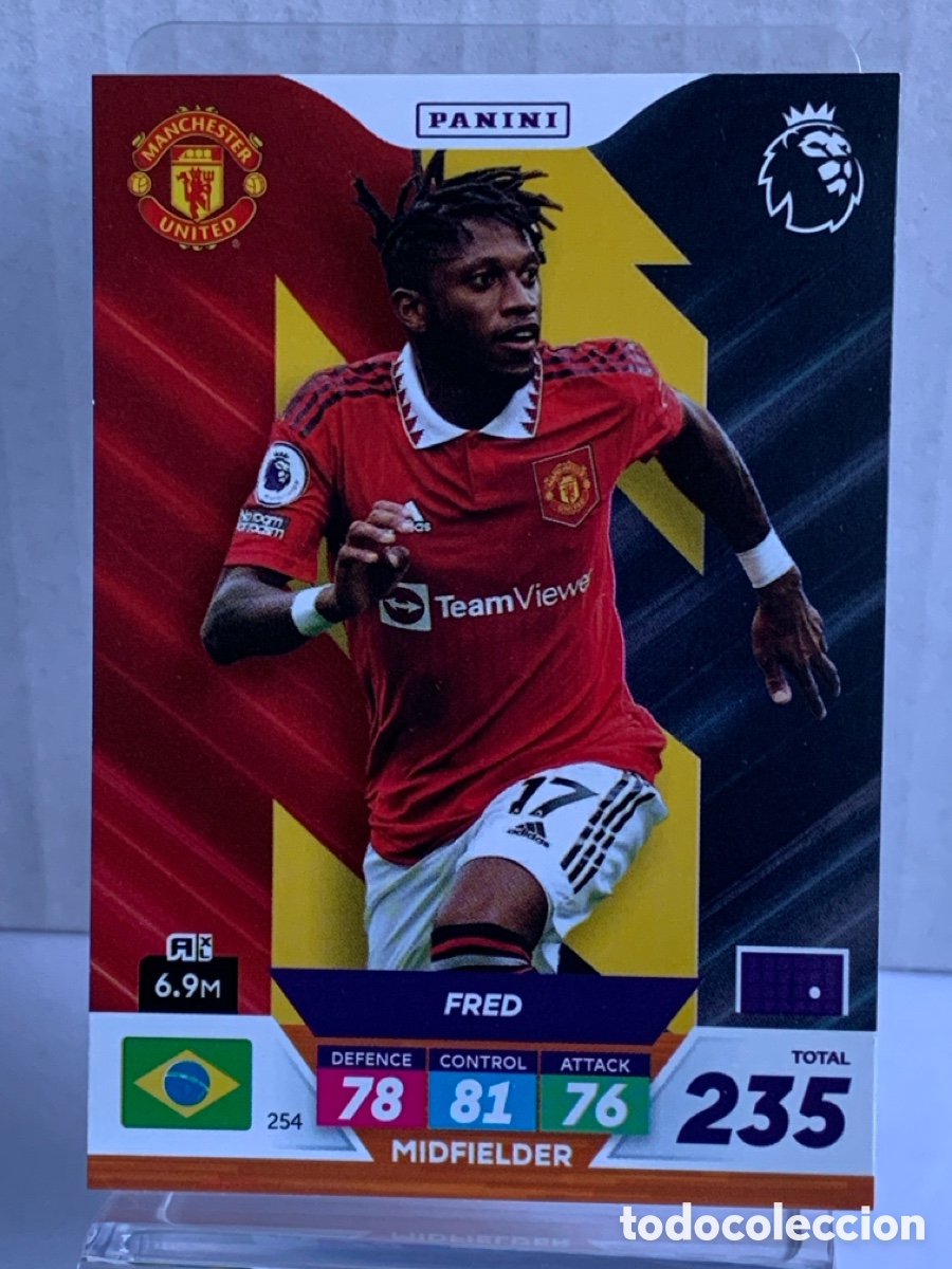 Fu&szlig;ball-Sticker: 254 Fred Manchester United Base card Panini Adrenalyn Premier XL Plus 2023