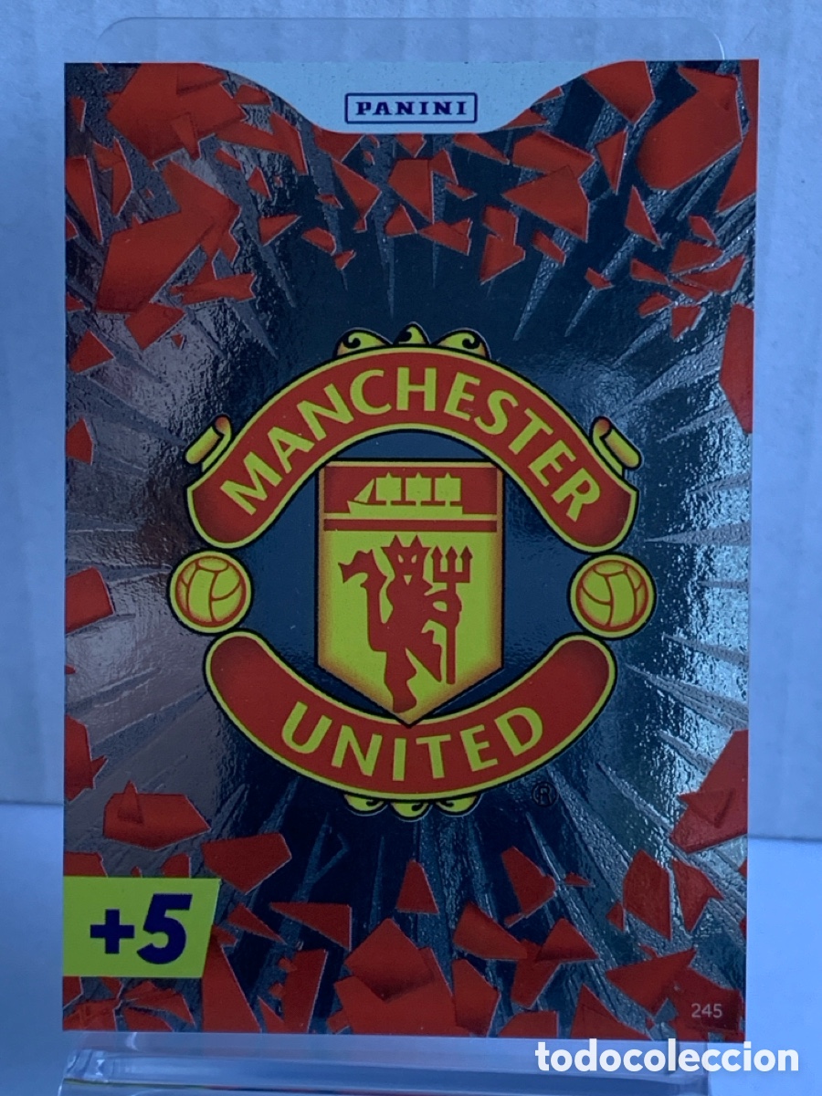 Fu&szlig;ball-Sticker: 245 Manchester United Crest Manchester United Team Logo Panini Adrenalyn Premier XL Plus 2023