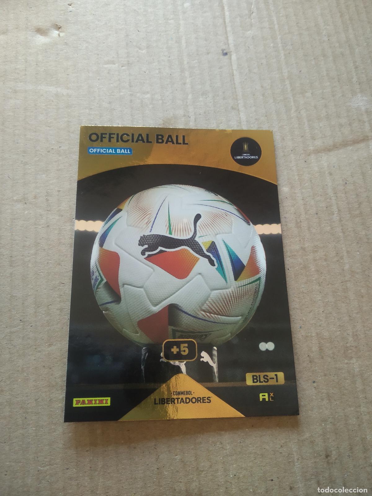 Cromos de F&uacute;tbol: BLS-1 BALON PELOTA CROMO FUTBOL PANINI ADRENALYN CONMEBOL LIBERTADORES SUDAMERICANA 2024