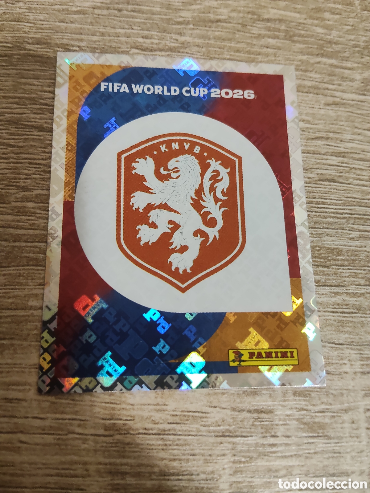 Cromos de F&uacute;tbol: Panini mundial 2026 NED 1 escudo Holanda