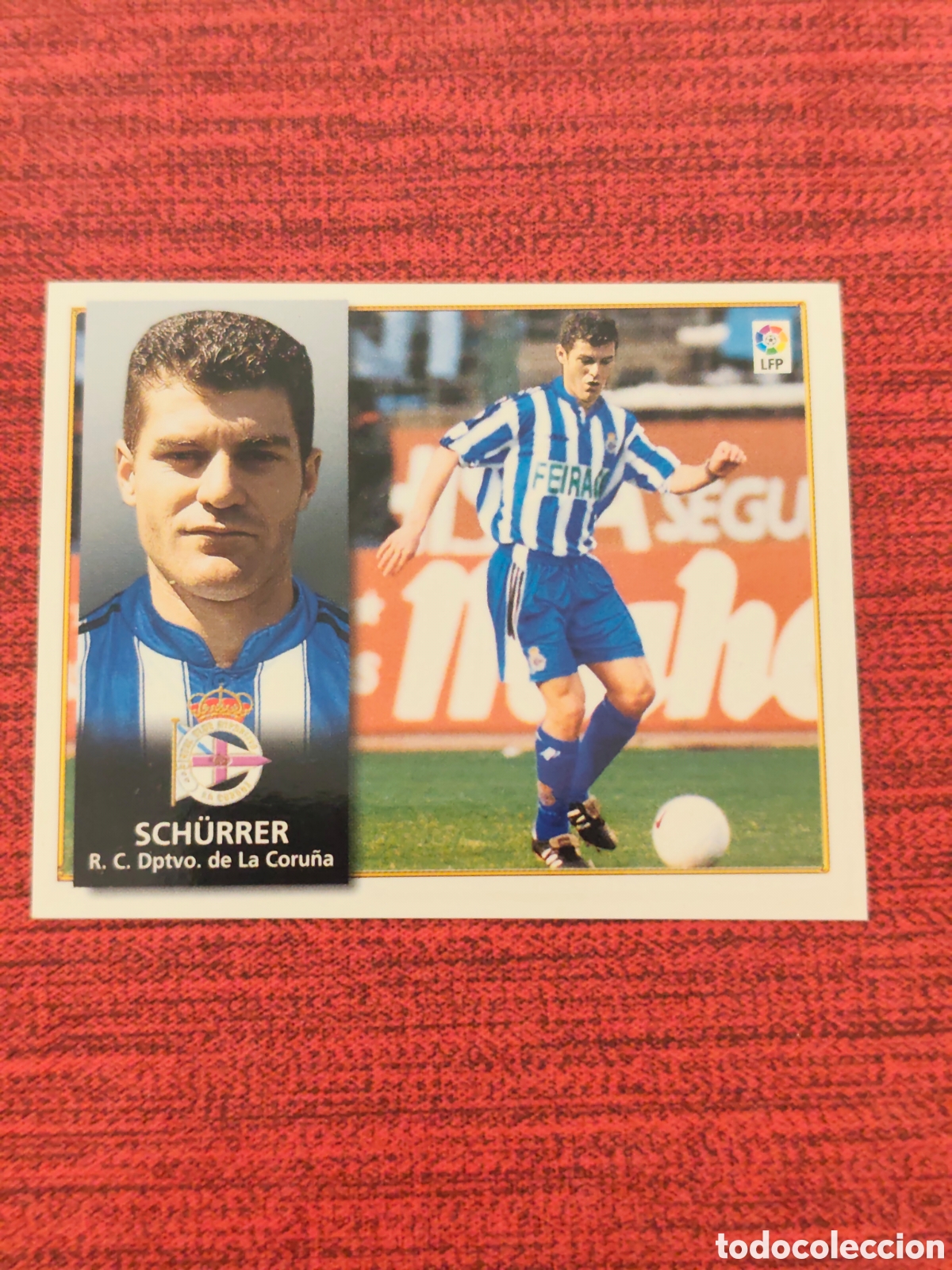 Cromos de F&uacute;tbol: FICHAJE 19 SCH&Uuml;RRER DEPORTIVO EDICIONES ESTE 1998 1999