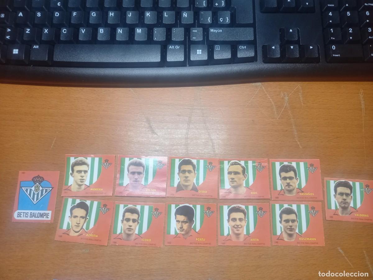 Cromos de F&uacute;tbol: BRUGUERA 1958 13 CROMOS DEL BETIS