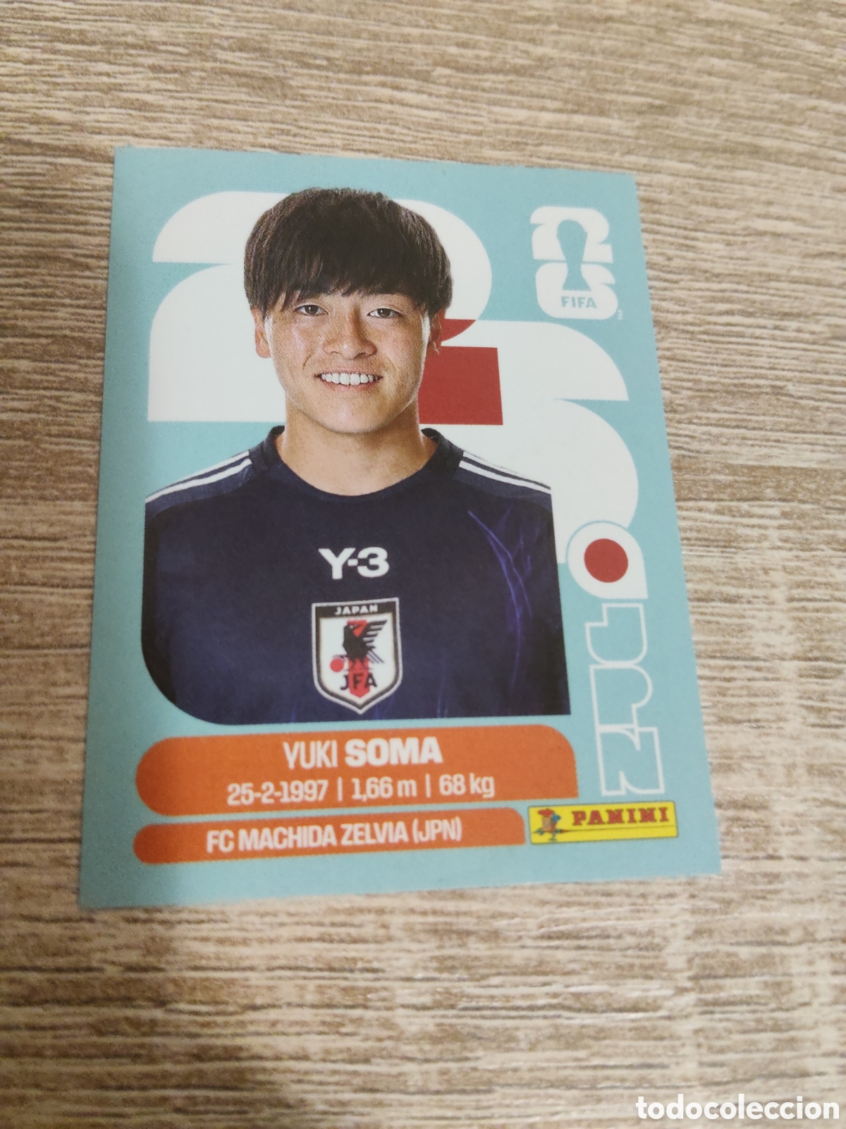 Cromos de F&uacute;tbol: Panini mundial 2026 JPN 9 Yuki Soma Jap&oacute;n