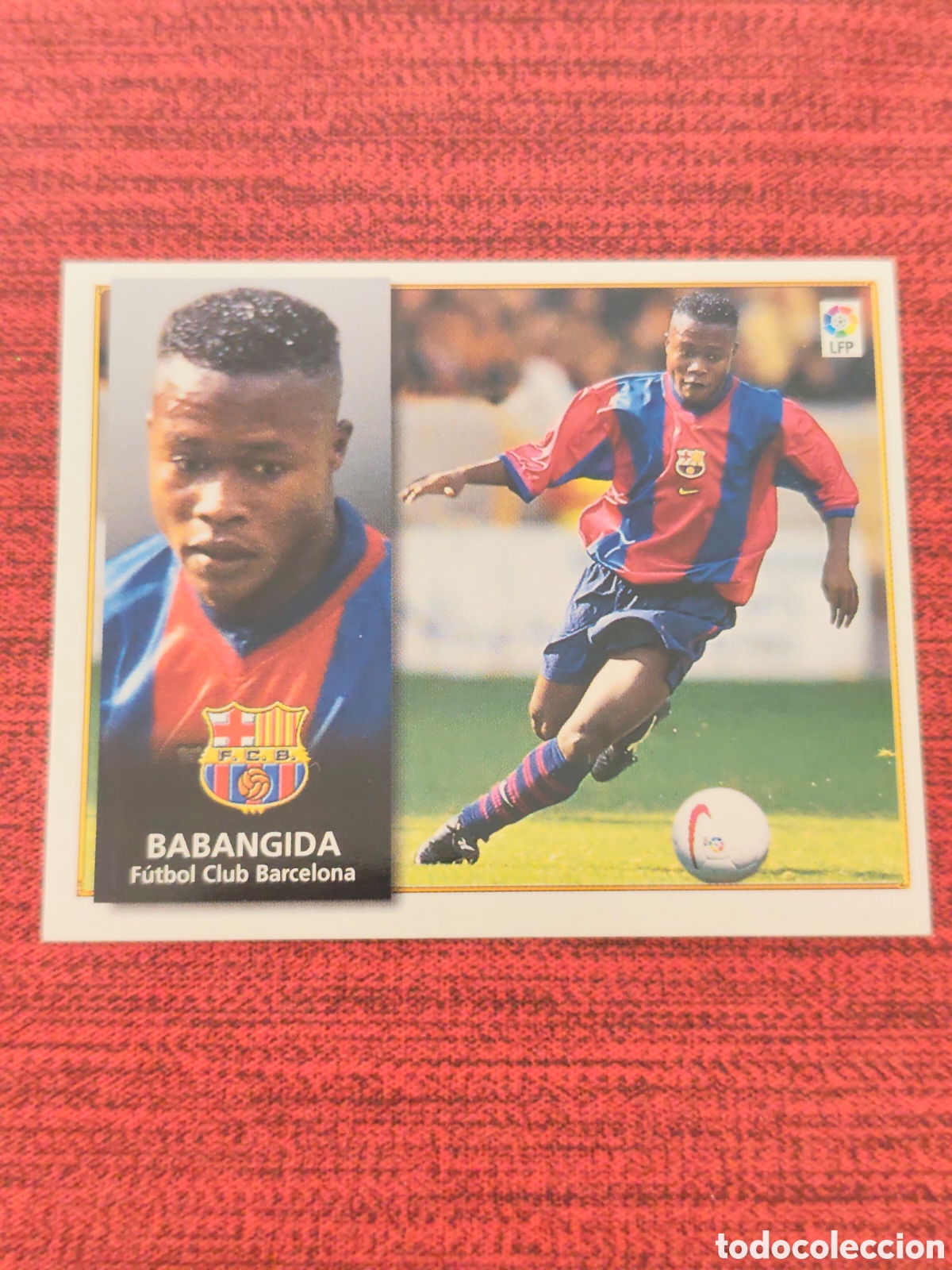 Cromos de F&uacute;tbol: FICHAJE 22 BABANGIDA FC BARCELONA EDICIONES ESTE 1998 1999