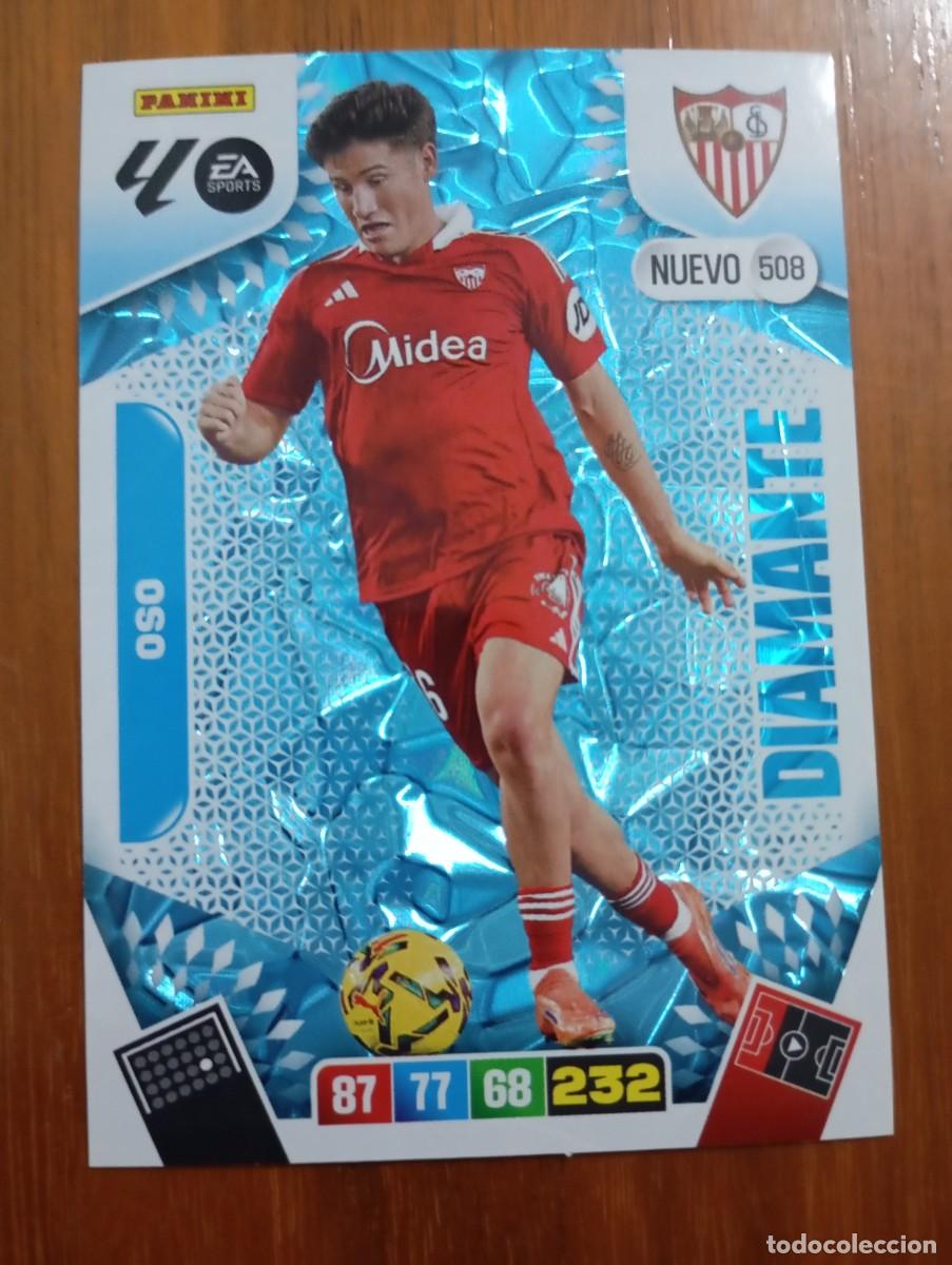 Cromos de F&uacute;tbol: CROMO OSO. DIAMANTE. SEVILLA. 508. ADRENALYN 25 2026