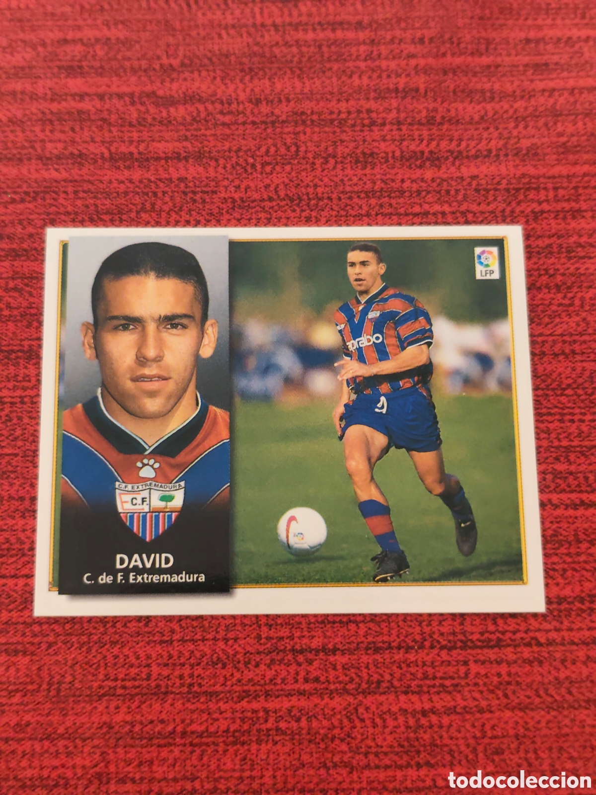 Cromos de F&uacute;tbol: FICHAJE 23 DAVID EXTREMADURA EDICIONES ESTE 1998 1999