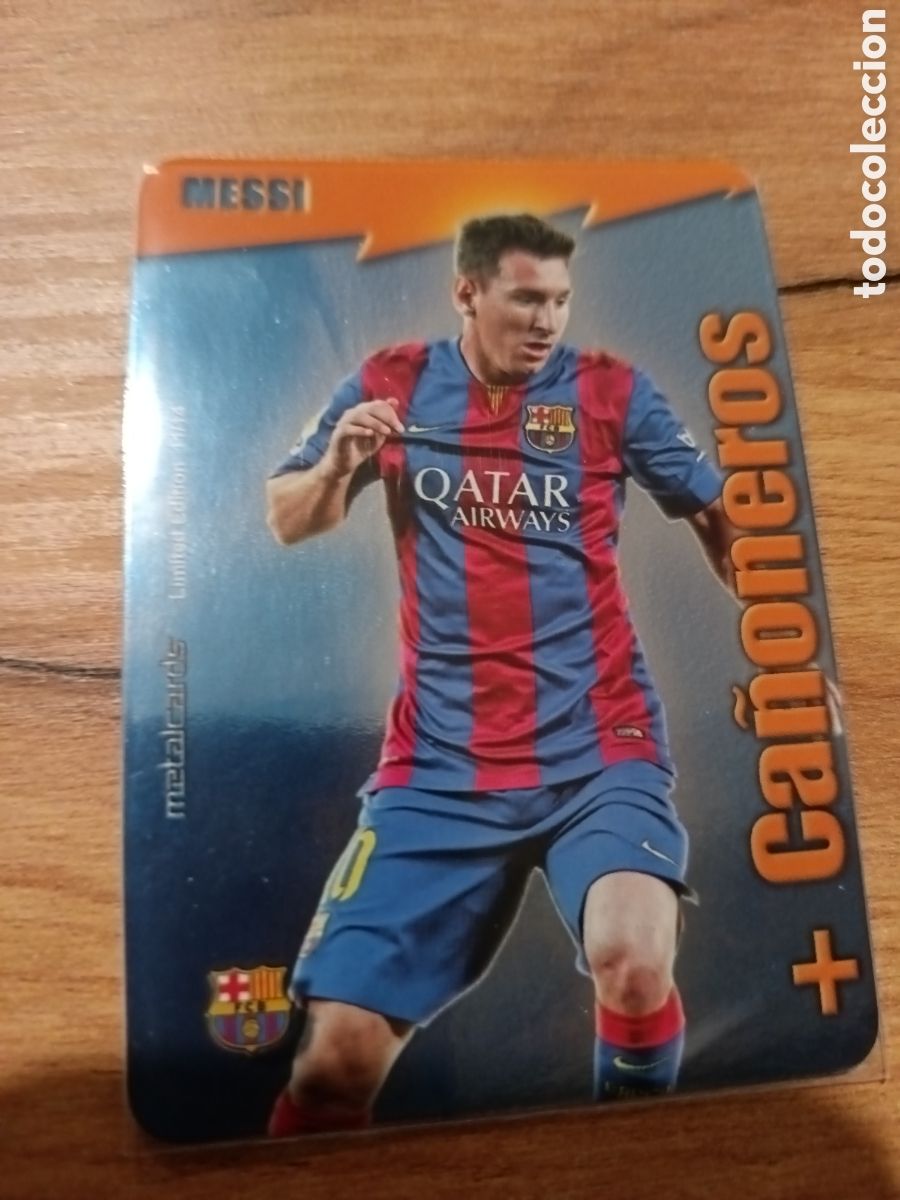 Cromos de F&uacute;tbol: Messi + Ca&ntilde;oneros Liso mundicromo 2015