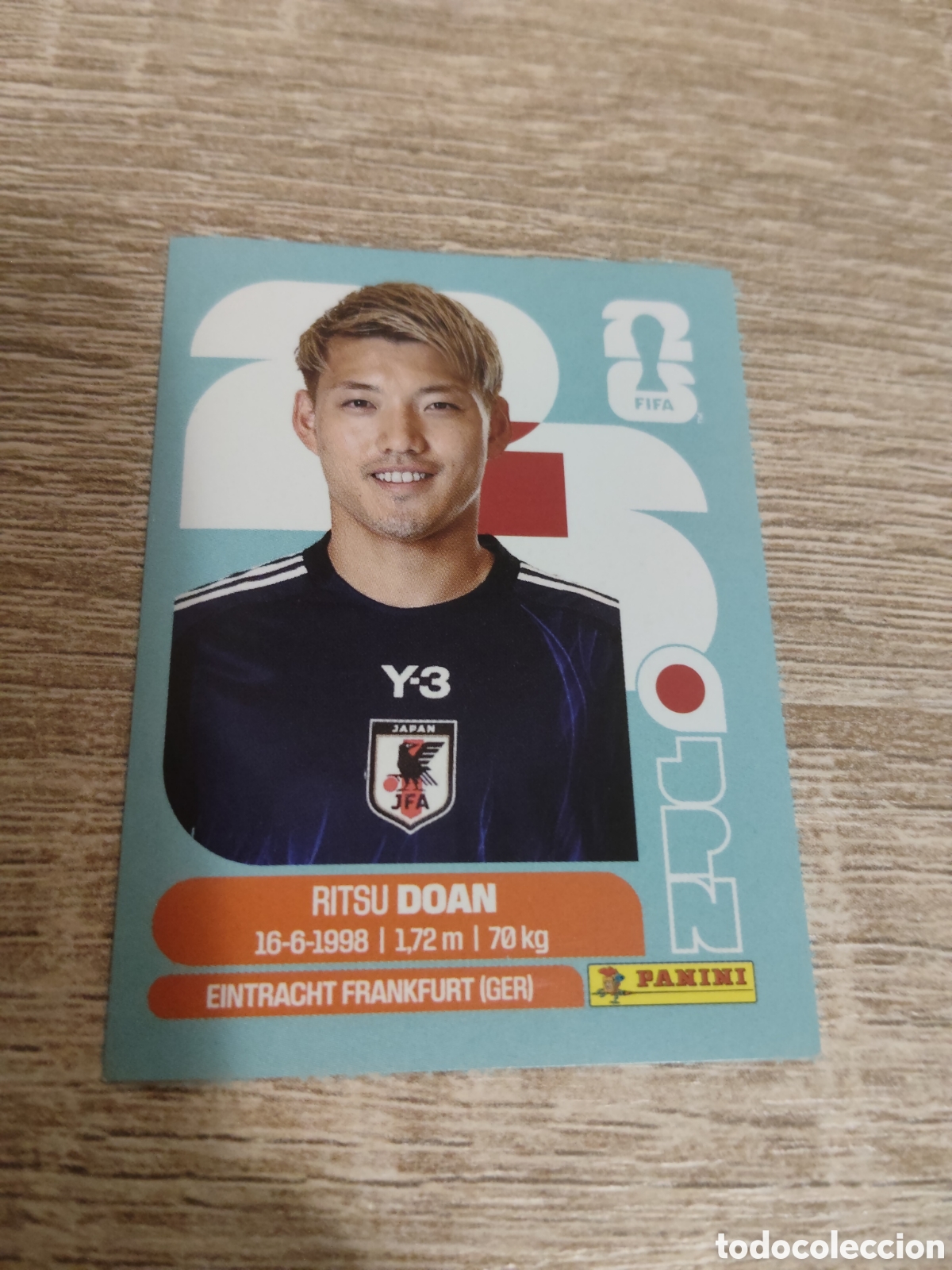 Cromos de F&uacute;tbol: Panini mundial 2026 JPN 14 Ritsu Doan Jap&oacute;n