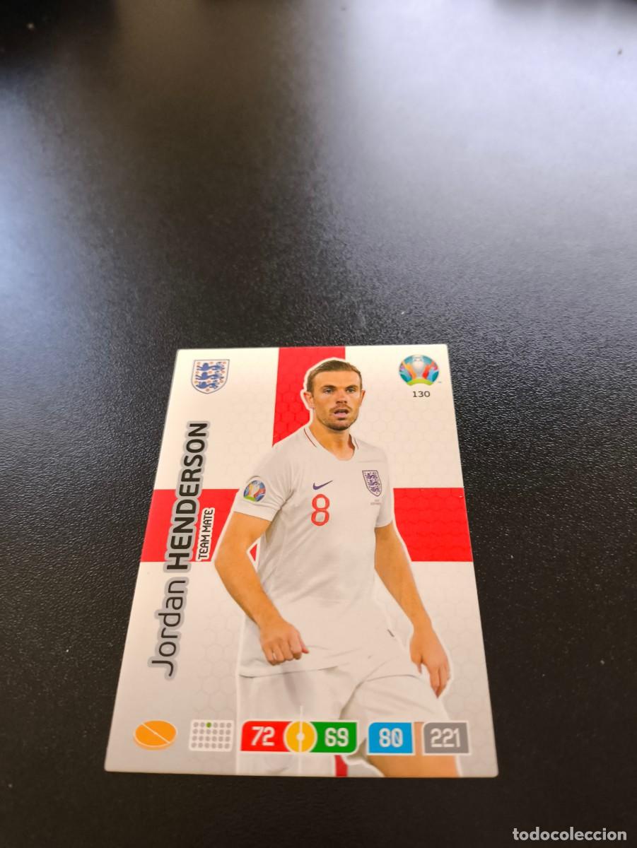 Cromos de F&uacute;tbol: 130 Jordan Henderson ENGLAND INGLATERRA PANINI ADRENALYN XL EURO 2020 EUROCOPA NO LIGA ESTE