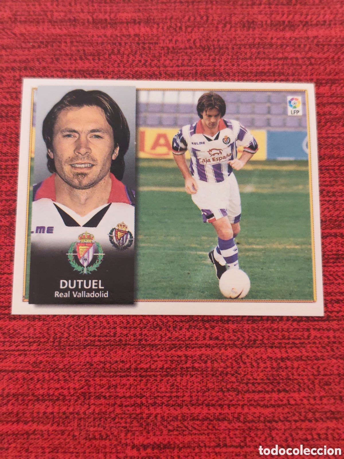 Cromos de F&uacute;tbol: FICHAJE 27 DUTUEL REAL VALLADOLID EDICIONES ESTE 1998 1999