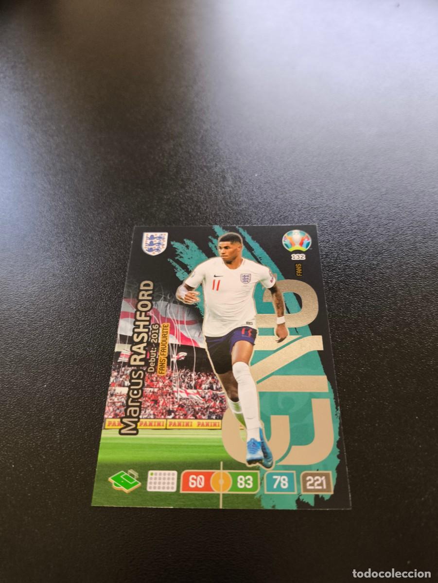 Cromos de F&uacute;tbol: 132 Marcus Rashford FANS ENGLAND INGLATERRA PANINI ADRENALYN XL EURO 2020 EUROCOPA NO LIGA ESTE