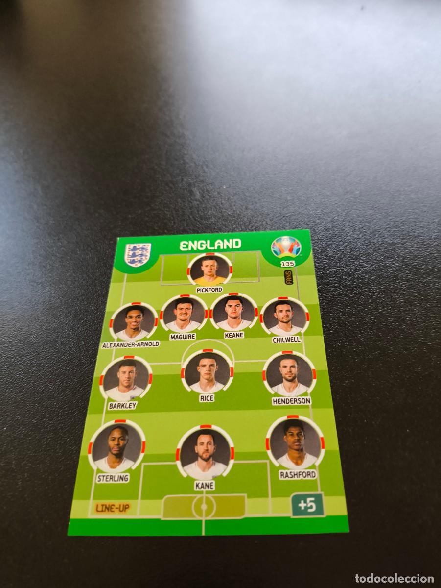 Cromos de F&uacute;tbol: 135 Line-Up TEAM EQUIPO ENGLAND INGLATERRA PANINI ADRENALYN XL EURO 2020 EUROCOPA NO LIGA ESTE