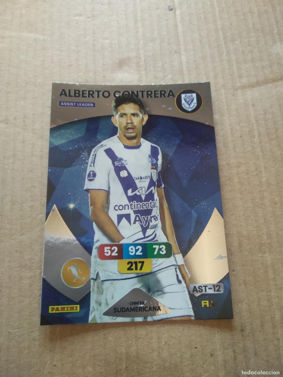 Cromos de F&uacute;tbol: AST-12 ALBERTO CONTRERA CROMO FUTBOL PANINI ADRENALYN CONMEBOL LIBERTADORES SUDAMERICANA 2024