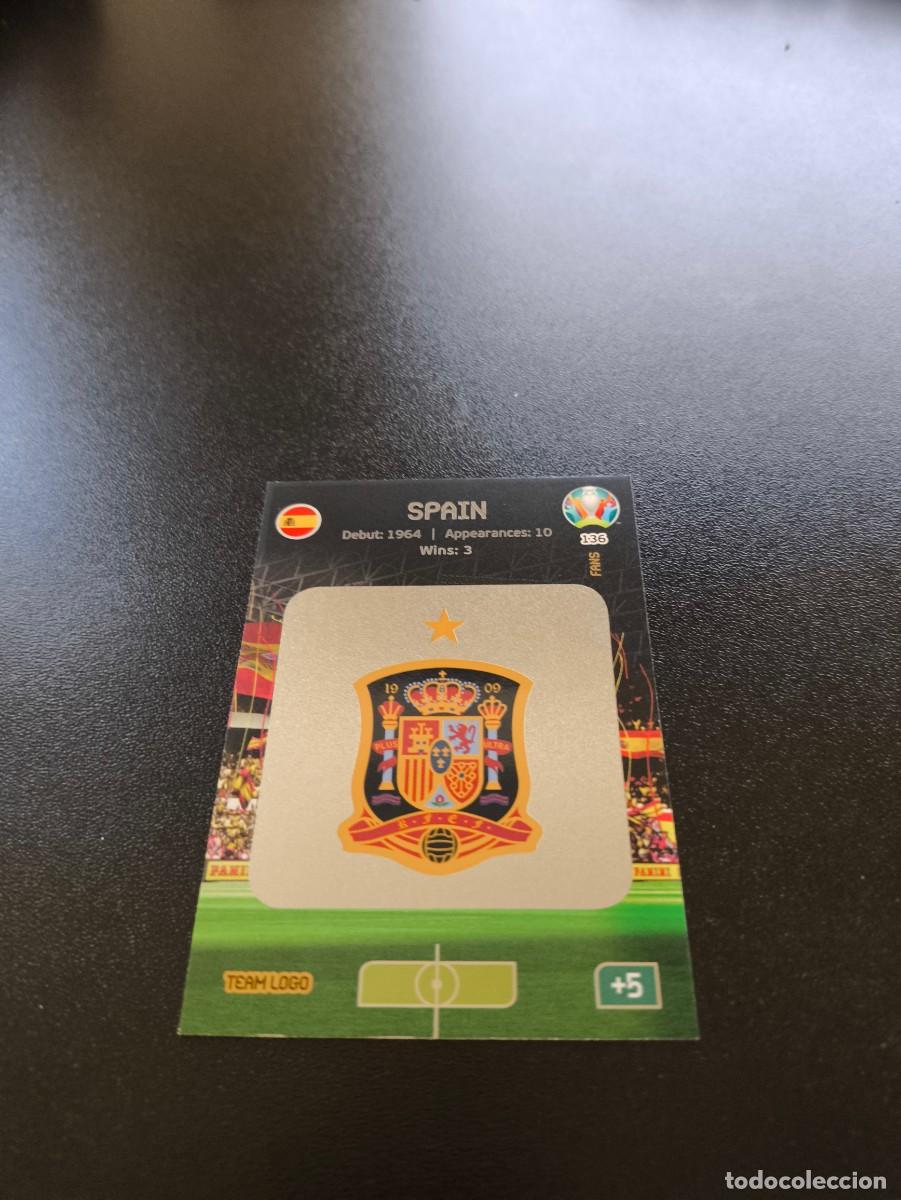 Fu&szlig;ball-Sticker: 136 LOGO ESCUDO ESPA&Ntilde;A SPAIN PANINI ADRENALYN XL EURO 2020 EUROCOPA NO LIGA ESTE