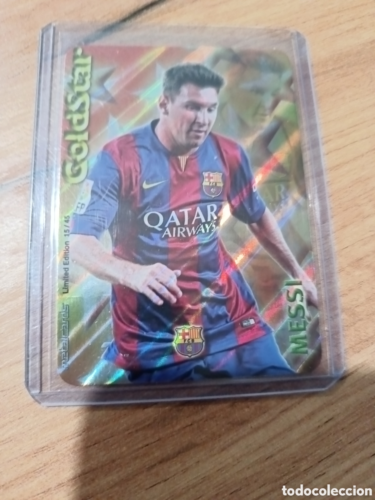 Football Stickers: Messi Goldstar Rayas mundicromo 2015