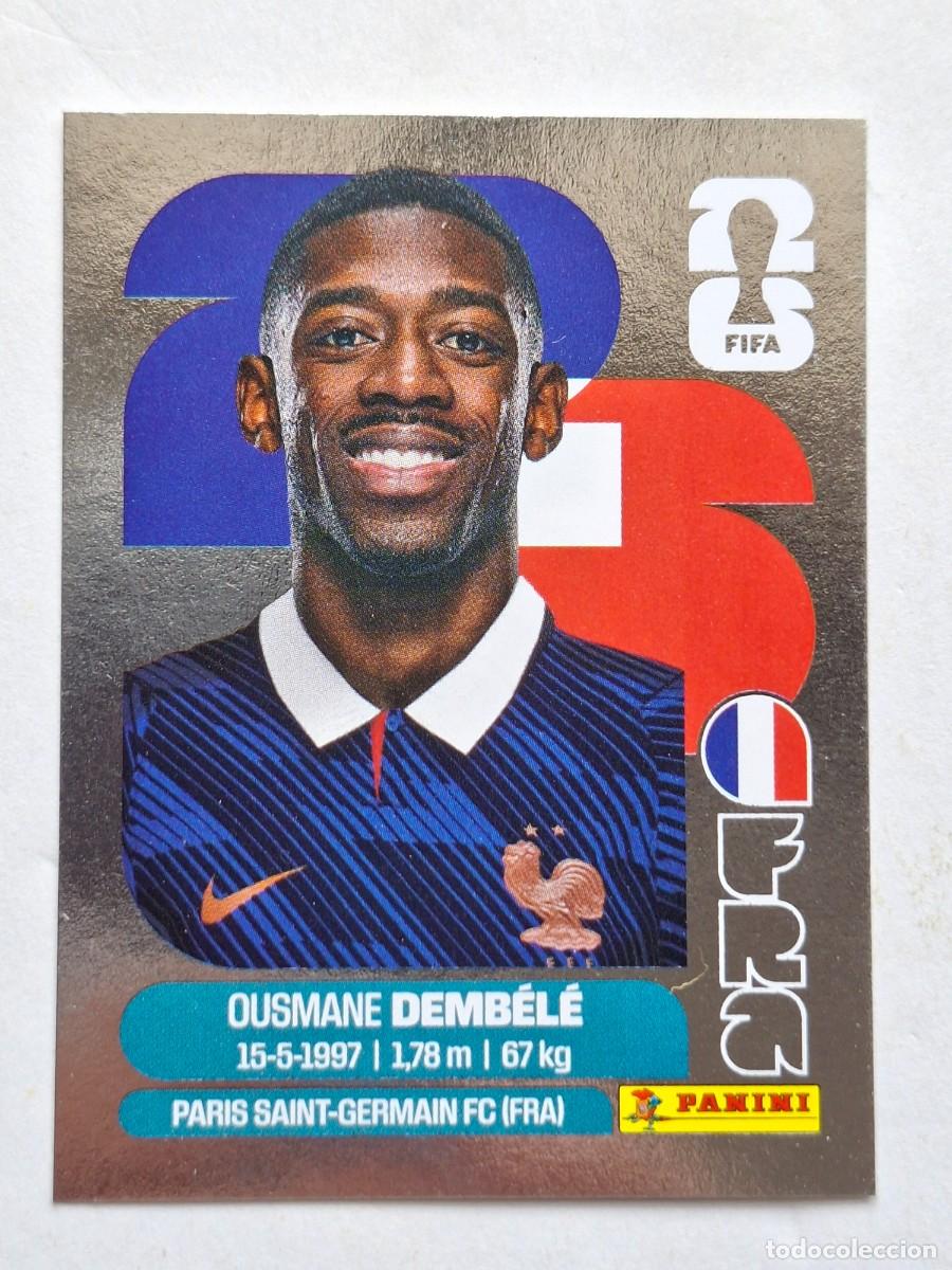 Cromos de Futebol: SILVER Parallel #FRA 15 OUSMANE DEMBELE (France) - Panini FIFA World Cup 2026 Sticker
