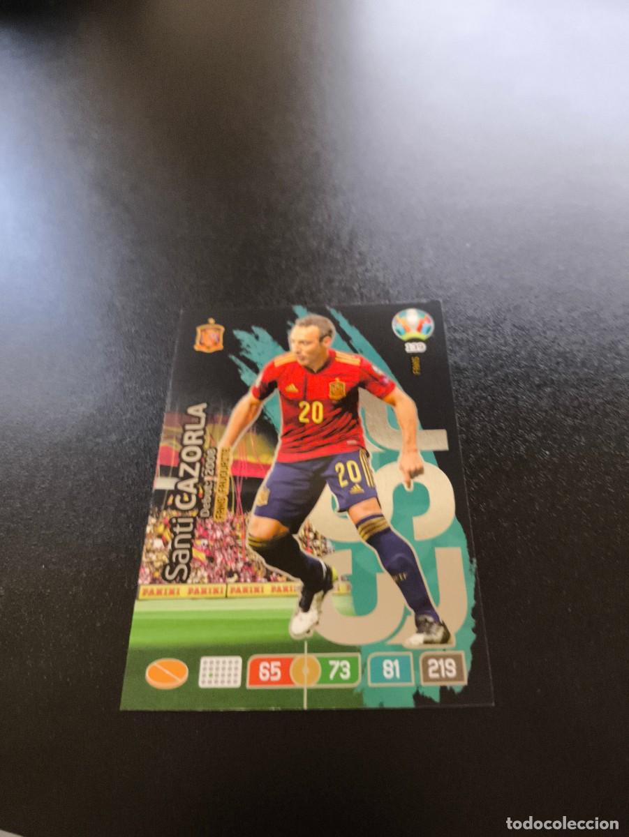 Cromos de Futebol: 139 Santi Cazorla Fans' Favourite ESPA&Ntilde;A SPAIN PANINI ADRENALYN XL EURO 2020 EUROCOPA NO LIGA ESTE