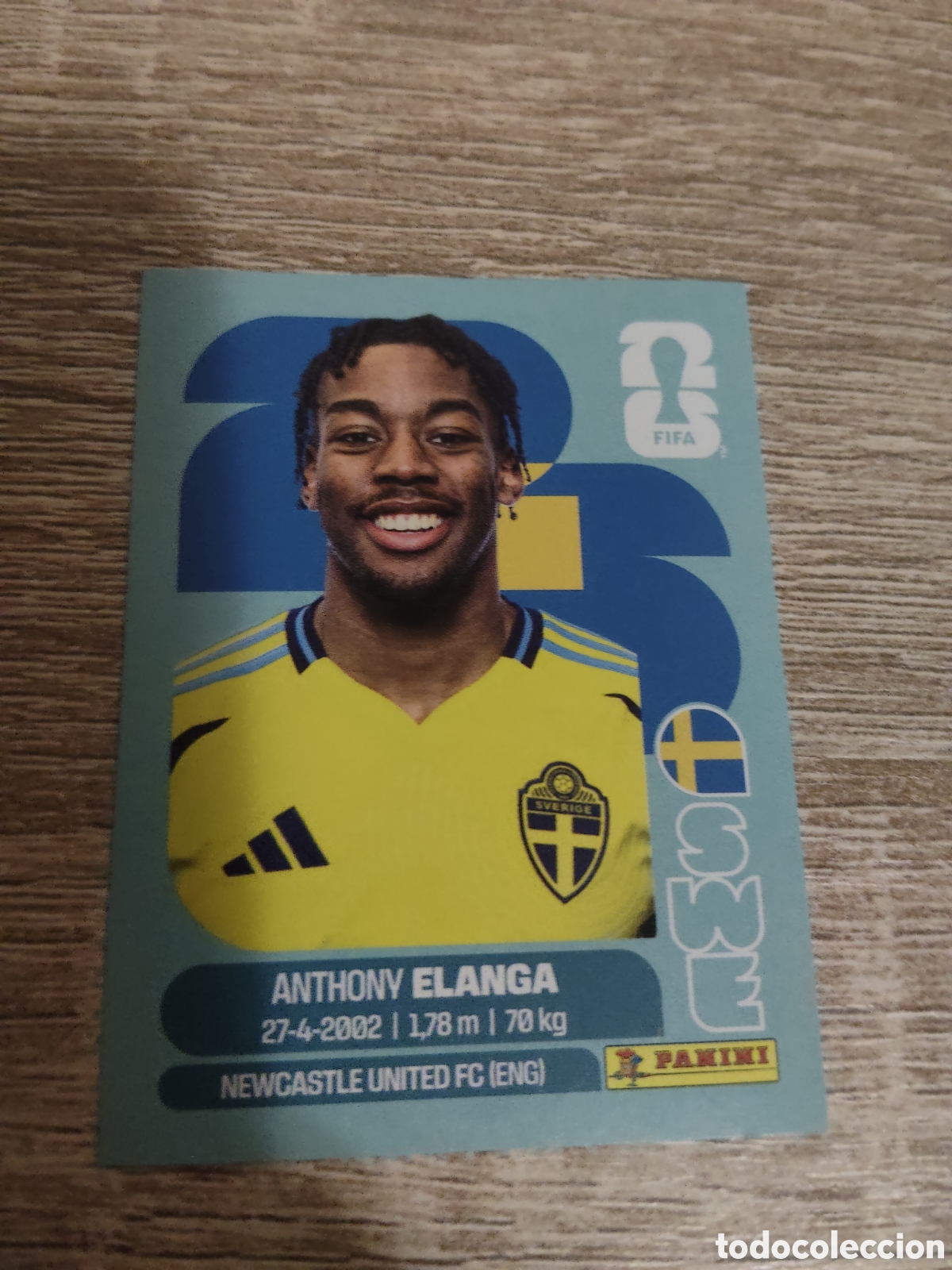 Cromos de Futebol: Panini mundial 2026 SWE 18 Anthony Elanga Suecia