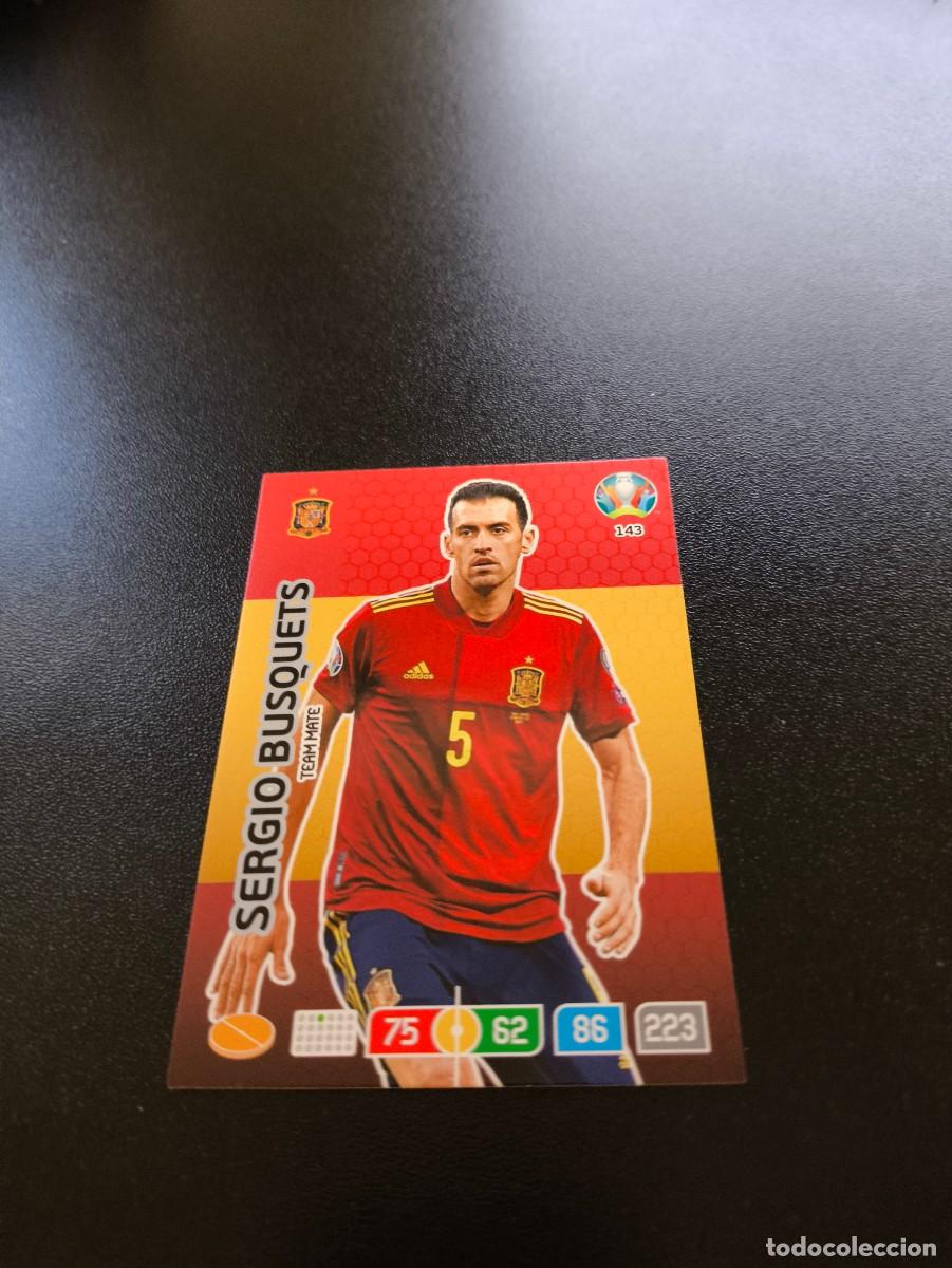 Cromos de Futebol: 143 Sergio Busquets BARCELONA ESPA&Ntilde;A SPAIN PANINI ADRENALYN XL EURO 2020 EUROCOPA NO LIGA ESTE