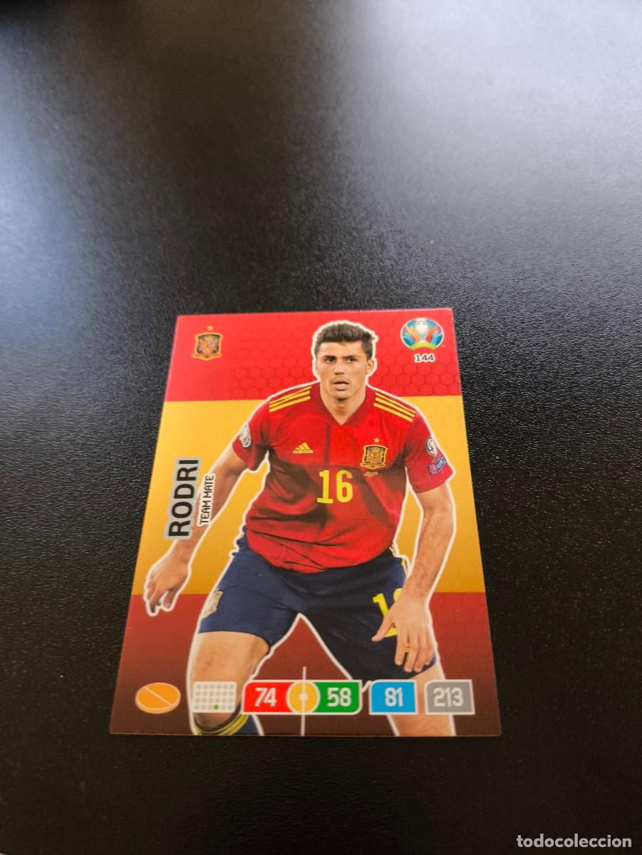 Cartes &agrave; collectionner de Football: 144 Rodri MANCHESTER CITY ESPA&Ntilde;A SPAIN PANINI ADRENALYN XL EURO 2020 EUROCOPA NO LIGA ESTE