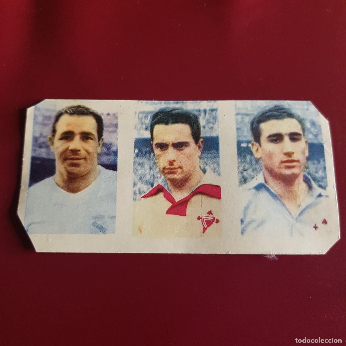 Fu&szlig;ball-Sticker: RUIZ ROMERO - 1958 1959 - 58 59 - CELTA R MADRID 152 QUINOCHO 148 MANOLIN 25 JOSEITO - NUNCA PEGADO