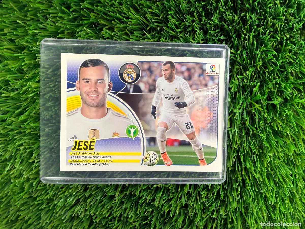 Cromos de F&uacute;tbol: N&ordm; 14B Jes&eacute; Real Madrid CF Liga Este 16 17