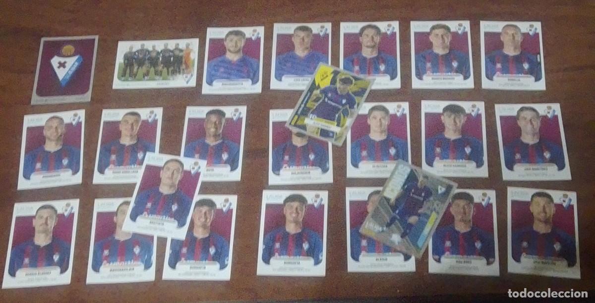 Cromos de F&uacute;tbol: LOTE 24 STICKERS DIFERENTES Y NUEVOS EL EIBAR 2&ordf; DIVISION HYPERMOTION 25 26 PANINI 2025 2026 NUEVO