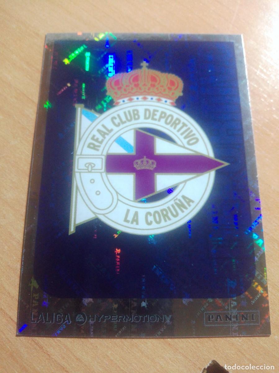 Cromos de F&uacute;tbol: 173 ESCUDO DEPORTIVO DE LA CORU&Ntilde;A 2&ordf; DIVISION HYPERMOTION 25 26 PANINI 2025 2026