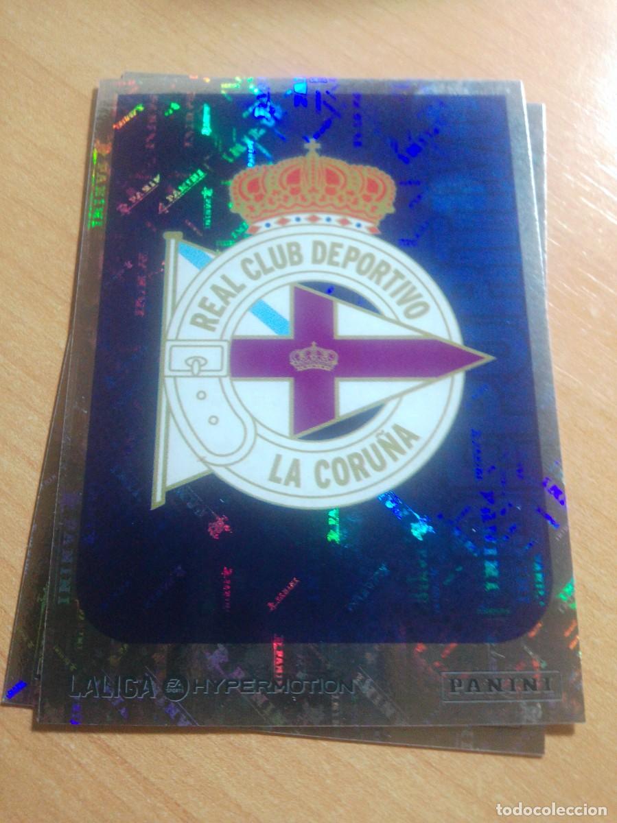 Cromos de F&uacute;tbol: 173 ESCUDO DEPORTIVO DE LA CORU&Ntilde;A 2&ordf; DIVISION HYPERMOTION 25 26 PANINI 2025 2026