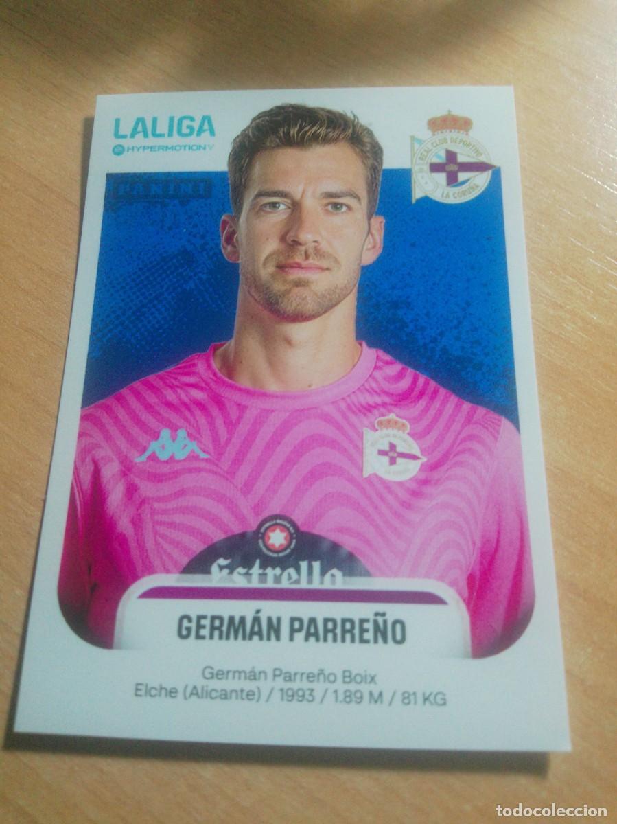 Cromos de F&uacute;tbol: 175 GERM&Aacute;N PARRE&Ntilde;O DEPORTIVO DE LA CORU&Ntilde;A 2&ordf; DIVISION HYPERMOTION 25 26 PANINI 2025 2026